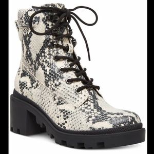 Steve Madden Girl Dillan Boot Snake Print